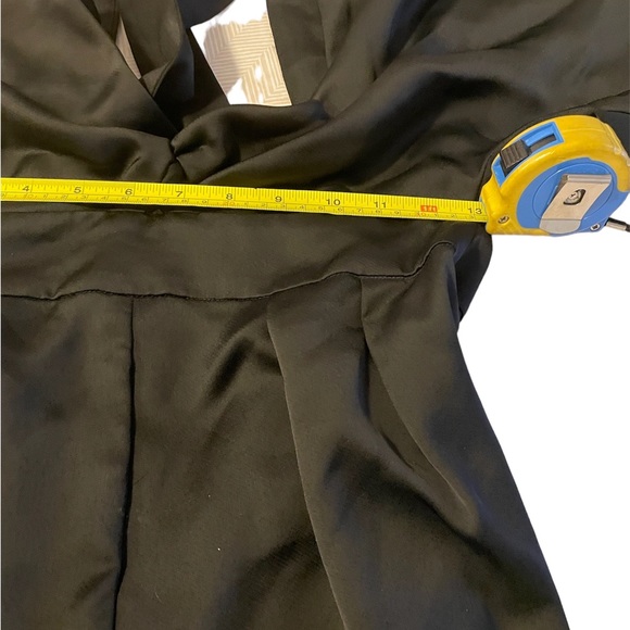 Revolve Majorelle black criss cross jumpsuit - Picture 6 of 8